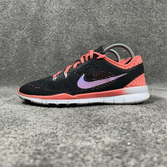 Nike Free TR Fit 5 718932-003 Women’s Size 8 Black Pink Athletic Running Shoes - Picture 7 of 13